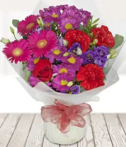 Blush Arrangement for your anniversary gift from Every Bloomin Thing Glasgow